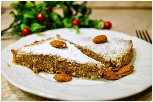 Галисийский миндальный пирог Tarta de Santiago