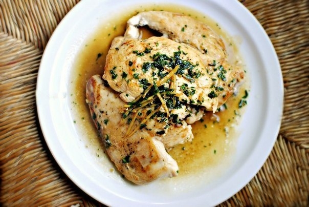 Куриные грудки с лимоном