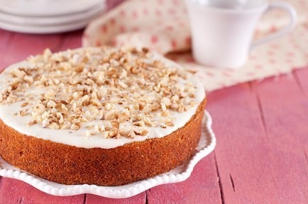 Торт с морковью и орехами Торт с морковью и орехами