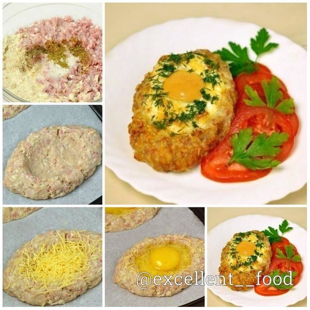 Нежные шницели с яйцом ᅠ
