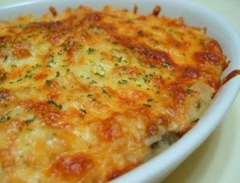 Рисовая запеканка с индейкой