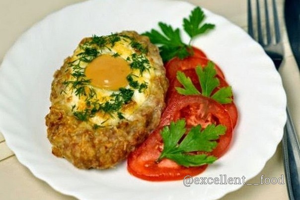 Шницели с сыром и яйцом Шницели с сыром и яйцом