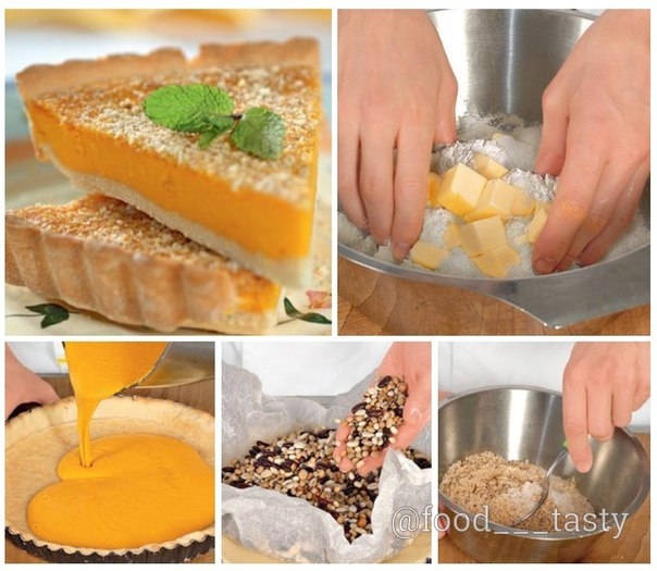 Тыквенный пирог с ореховой крошкой Тыквенный пирог с ореховой крошкой