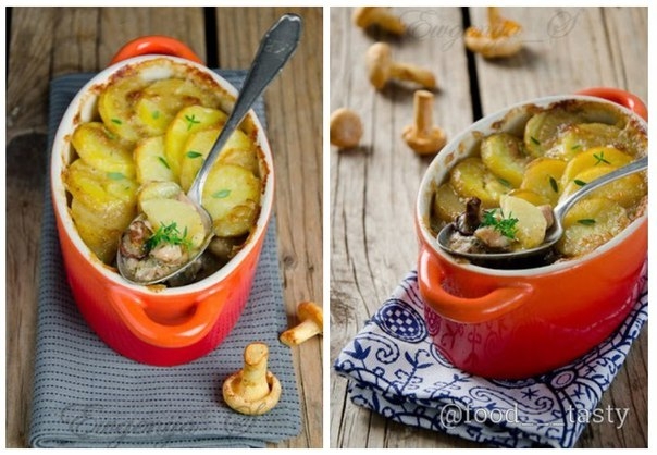 ЖАРКОЕ С КУРИЦЕЙ И ЛИСИЧКАМИ ЖАРКОЕ С КУРИЦЕЙ И ЛИСИЧКАМИ