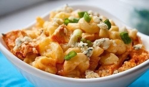 Макароны с сыром и курицей Макароны с сыром и курицей