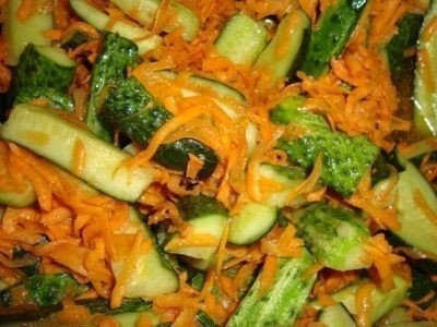 Вкусная закуска - *Огурчики по-корейски* (можно на зиму) Вкусная закуска - *Огурчики по-корейски* (можно на зиму)
