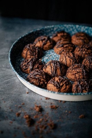 Coffee crumble cookies / Хрупкое кофейное печенье. Coffee crumble cookies / Хрупкое кофейное печенье.