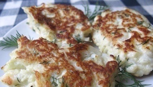 Рыбные котлеты с цветной капустой