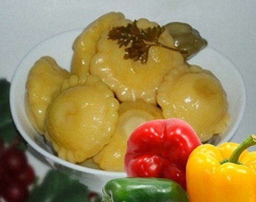Рецепт маринованных патиссонов Рецепт маринованных патиссонов