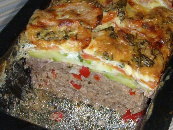 Мясная запеканка с овощами! Мясная запеканка с овощами!