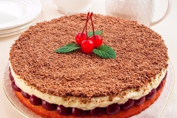 Невероятно вкусный вишневый пирог "Наслаждение" Невероятно вкусный вишневый пирог "Наслаждение"