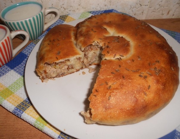 Гречнево-мясной пирог Гречнево-мясной пирог