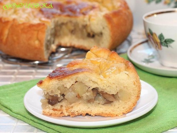 Пирог с картошкой и грибами Пирог с картошкой и грибами