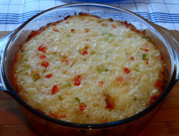 Рисовая запеканка с мясом. Рисовая запеканка с мясом.