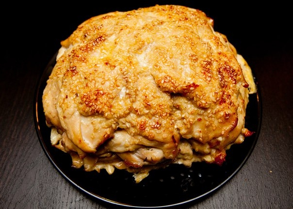 СЛОЁННЫЙ КУРИНЫЙ ТОРТ. СЛОЁННЫЙ КУРИНЫЙ ТОРТ.