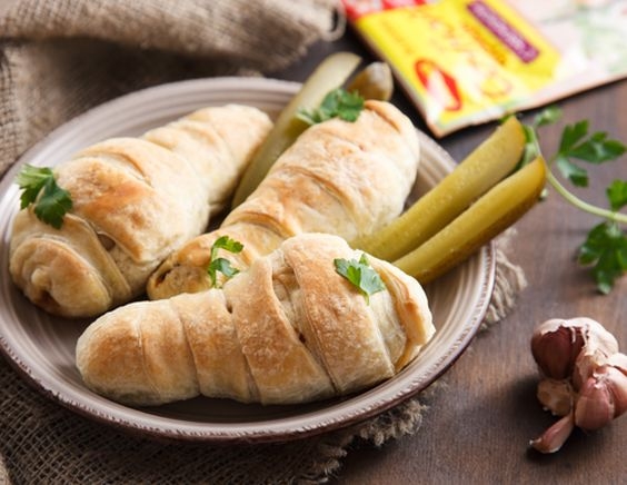 Куриные голени, запеченные в слоеном тесте Куриные голени, запеченные в слоеном тесте