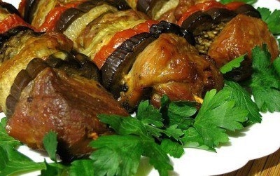 Свинина тушеная с баклажанами и кабачками. Тает во рту!!! Ароматное..нежнейшее мясо, в сочетании с о