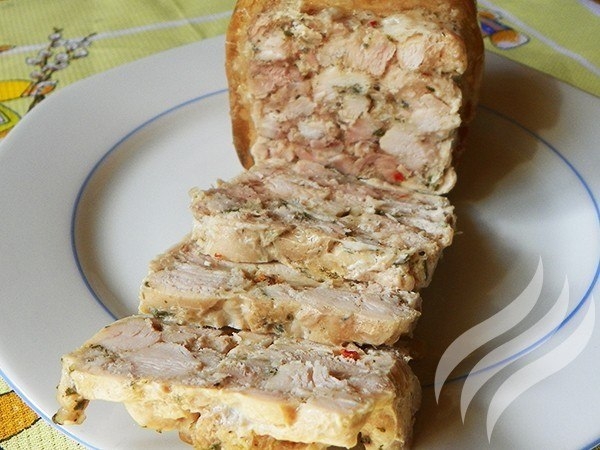 Ветчина куриная рубленая по-домашнему Ветчина куриная рубленая по-домашнему