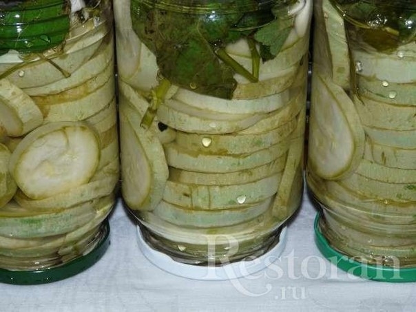 Кабачки маринованные по - болгарски Кабачки маринованные по - болгарски