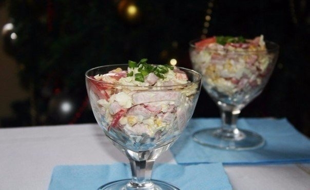 Салат из пекинской капусты. Салат из пекинской капусты.