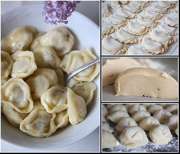 Вкуснейшее универсальное заварное тесто для вареников, пельменей, поз, чебуреков...