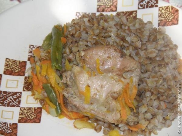 Гречка с кроликом и овощами в горшочках Гречка с кроликом и овощами в горшочках