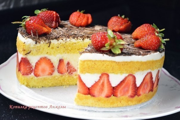 КЛУБНИЧНЫЙ ТОРТ FRAISIER КЛУБНИЧНЫЙ ТОРТ FRAISIER