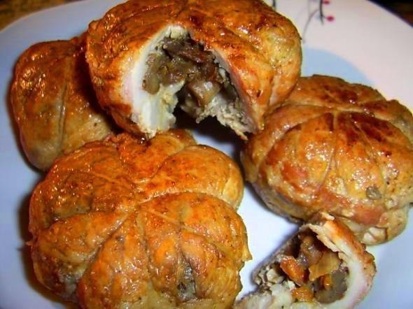 Вкусненькие мясные колобки с начинкой Вкусненькие мясные колобки с начинкой