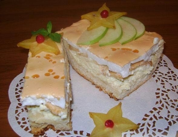 Королевский пирог (с яблоками и творогом). Королевский пирог (с яблоками и творогом).