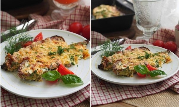 Запеченные кабачки со сметаной и сыром Запеченные кабачки со сметаной и сыром