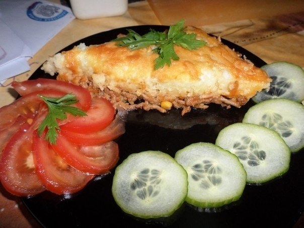 Английский пастуший пирог. Английский пастуший пирог.