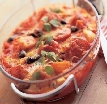 Колбаса запеченная по-гречески