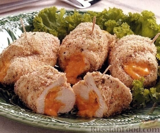 Быстрые куриные рулетики Быстрые куриные рулетики