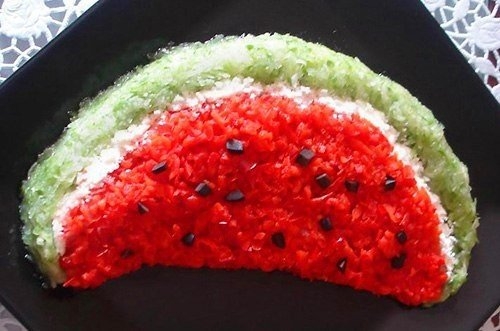 САЛАТ: АРБУЗНАЯ ДОЛЬКА