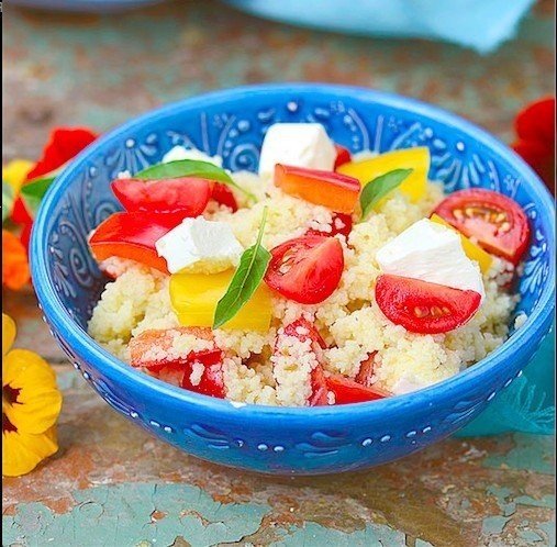 Овощной салат с кус-кусом Овощной салат с кус-кусом