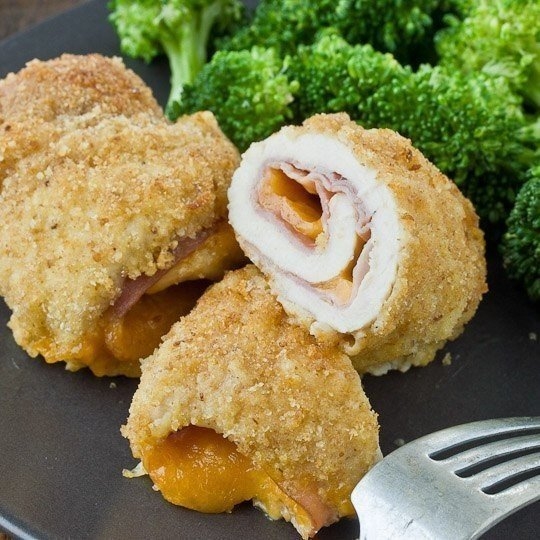 Куриные рулеты с ветчиной и сыром. Куриные рулеты с ветчиной и сыром.