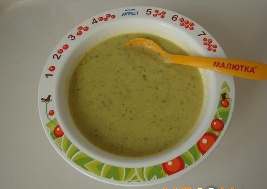 Супчик из кабачков для самых маленьких