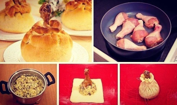 Куриные ножки в мешочке!