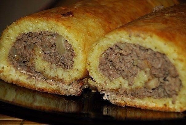 Сырно-мясной рулет просто объеденье! Сырно-мясной рулет просто объеденье!