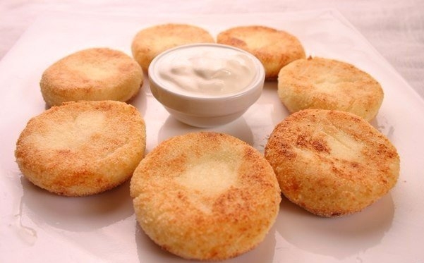 Сырники с черносливом и курагой без жарки