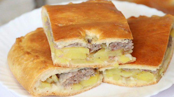Очень вкусный мясной пирог Очень вкусный мясной пирог