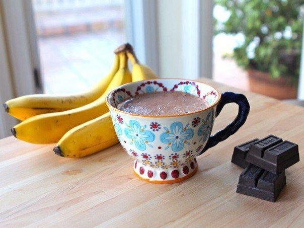 Горячий банановый шоколад Горячий банановый шоколад