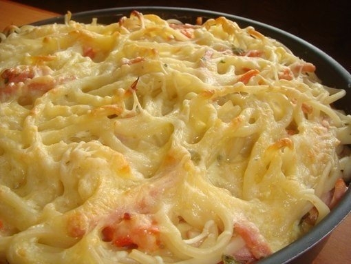 Макароны,запеченные с окороком Макароны,запеченные с окороком