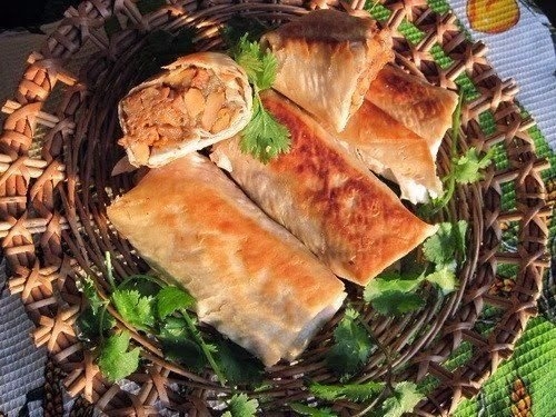 БЛИНЧИКИ ИЗ ЛАВАША С ГРИБАМИ И СЫРОМ