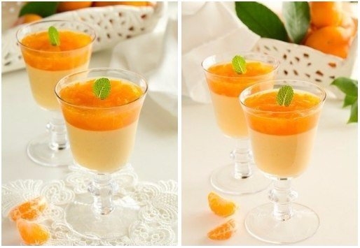 Легкий, вкусный и самый «новогодний» десерт — мандариновая панна-котта Легкий, вкусный и самый «новогодний» десерт — мандариновая панна-котта