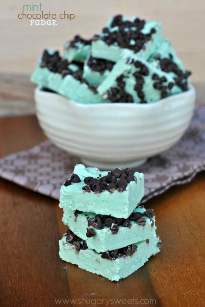 Mint Chocolate Chip Fudge Mint Chocolate Chip Fudge