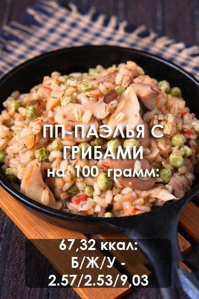 ПП-паэлья с грибами ПП-паэлья с грибами