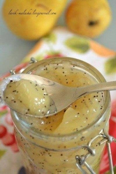 Варенье из груш с маком - очень-очень вкусное Варенье из груш с маком - очень-очень вкусное