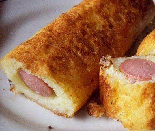 Сосиски в картошке. Сосиски в картошке.