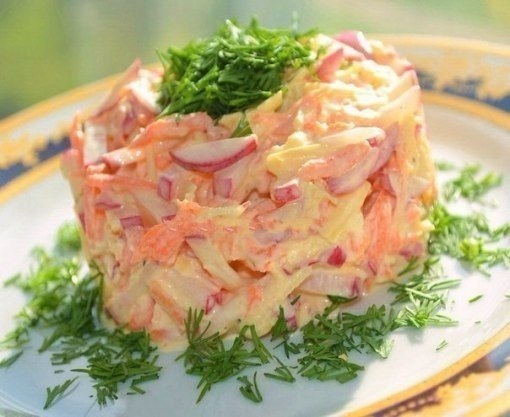 Вкусный салат для похудения